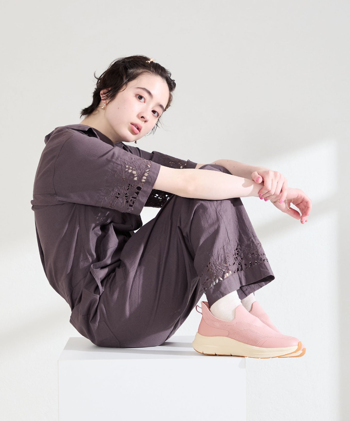 【TVCM放映中/瞬間フィット】ニット防水スニーカー/OT3799