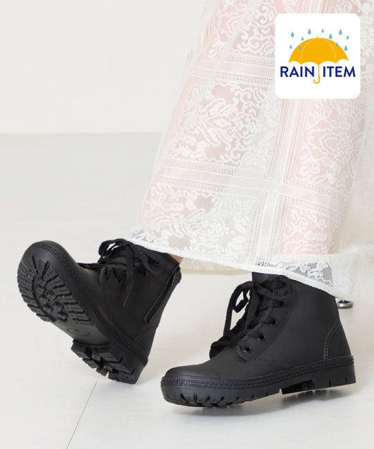 レースアップレインスニーカー/R-0020