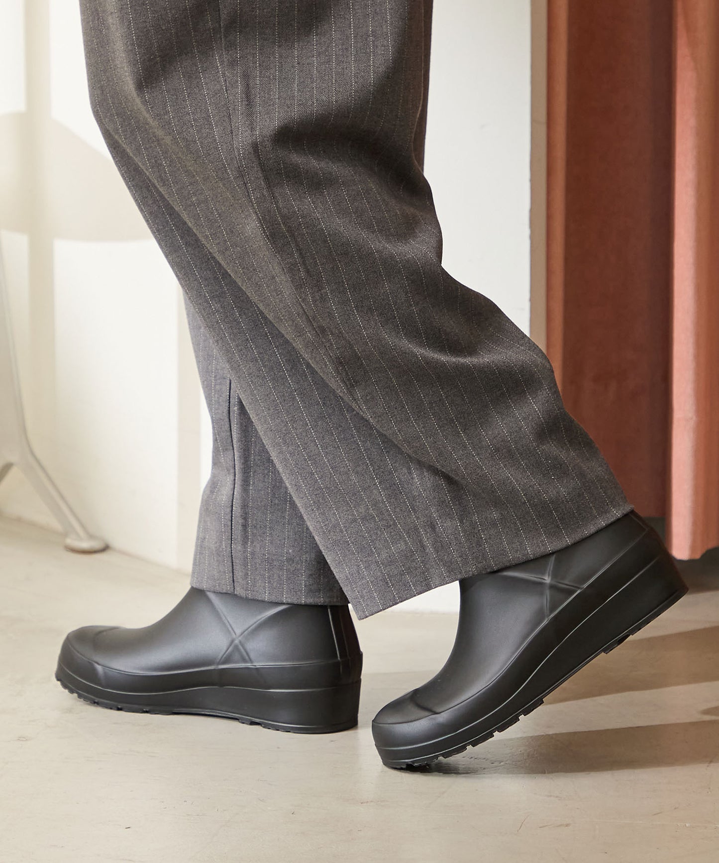 【WEB限定】ウエッジソールレインブーツ/R-0024