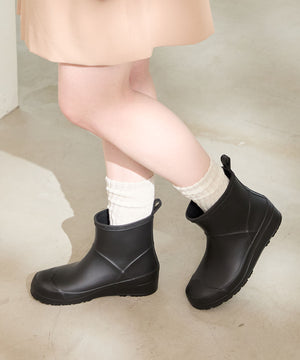 【WEB限定】ウエッジソールレインブーツ/R-0024