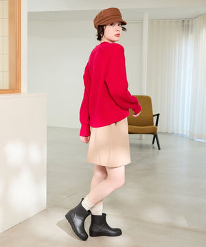 【WEB限定】ウエッジソールレインブーツ/R-0024