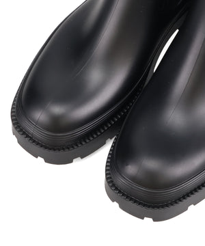 ミドル丈サイドゴアレインブーツ/R-0025