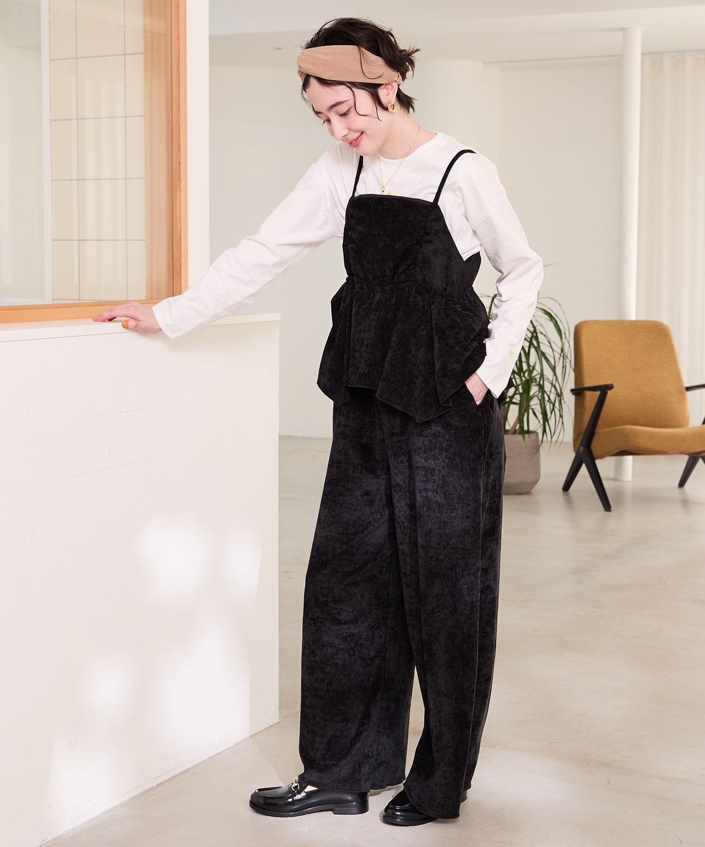 【新色追加】ビットモチーフPVCレインローファー/R-1021