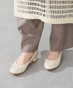 ラウンドトゥヒールレインパンプス/R-1023