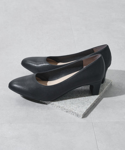 ラウンドトゥミドルヒールパンプス/R-3005