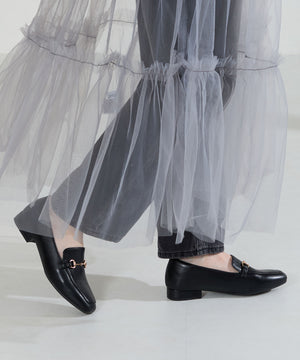 【跳べるパンプス】スクエアトゥビットモチーフローファー/跳べるパンプスシリーズ累計150万足突破/R-3210