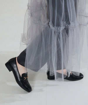 【跳べるパンプス】スクエアトゥビットモチーフローファー/跳べるパンプスシリーズ累計150万足突破/R-3210