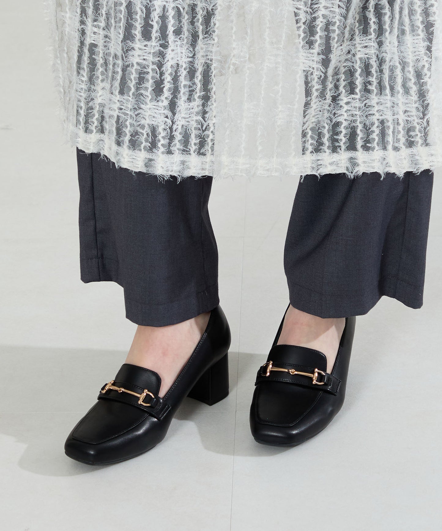 【跳べるパンプス】ビットヒールローファー/跳べるパンプスシリーズ累計150万足突破/R-3214