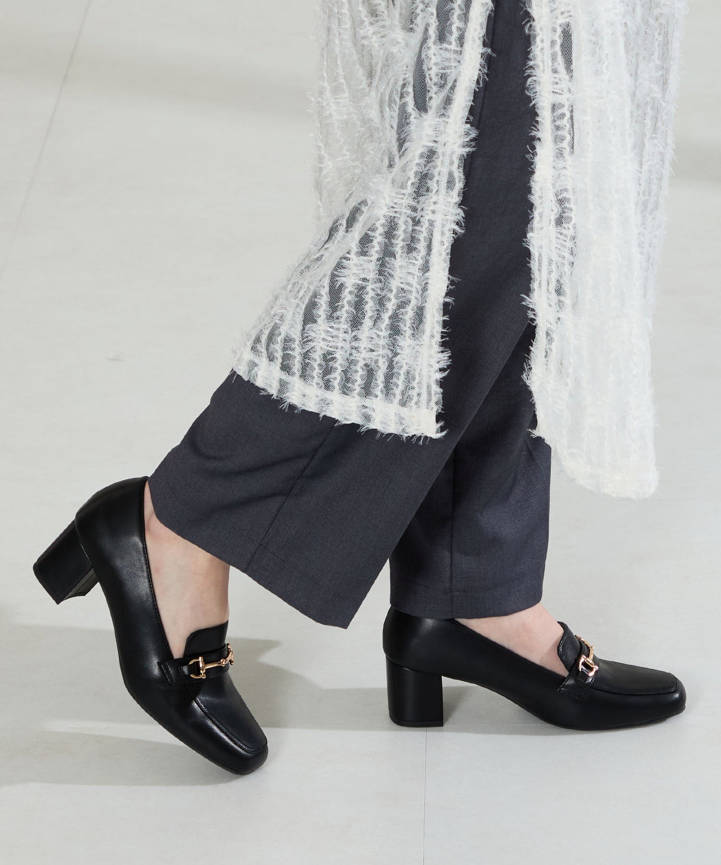 【跳べるパンプス】ビットヒールローファー/跳べるパンプスシリーズ累計150万足突破/R-3214