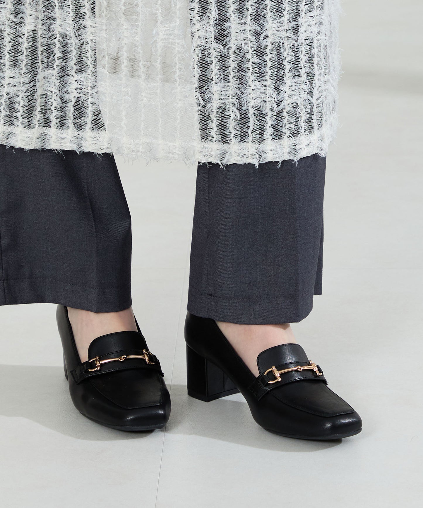 【跳べるパンプス】ビットヒールローファー/跳べるパンプスシリーズ累計150万足突破/R-3214