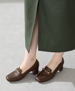 【跳べるパンプス】ビットヒールローファー/跳べるパンプスシリーズ累計150万足突破/R-3214