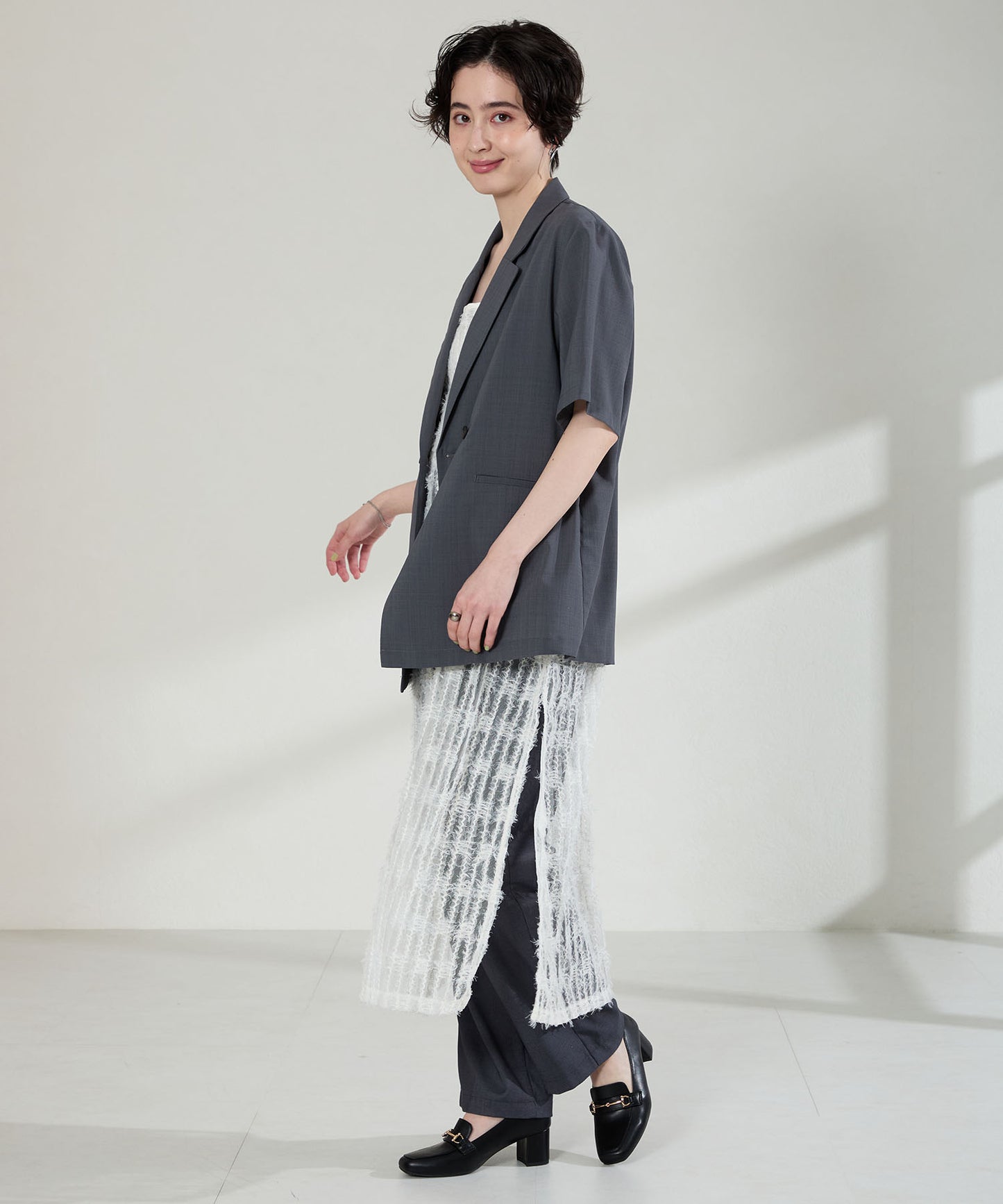 【跳べるパンプス】ビットヒールローファー/跳べるパンプスシリーズ累計150万足突破/R-3214