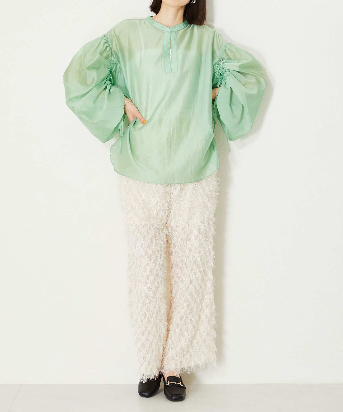 【跳べるパンプス】ビットヒールローファー/跳べるパンプスシリーズ累計150万足突破/R-3214