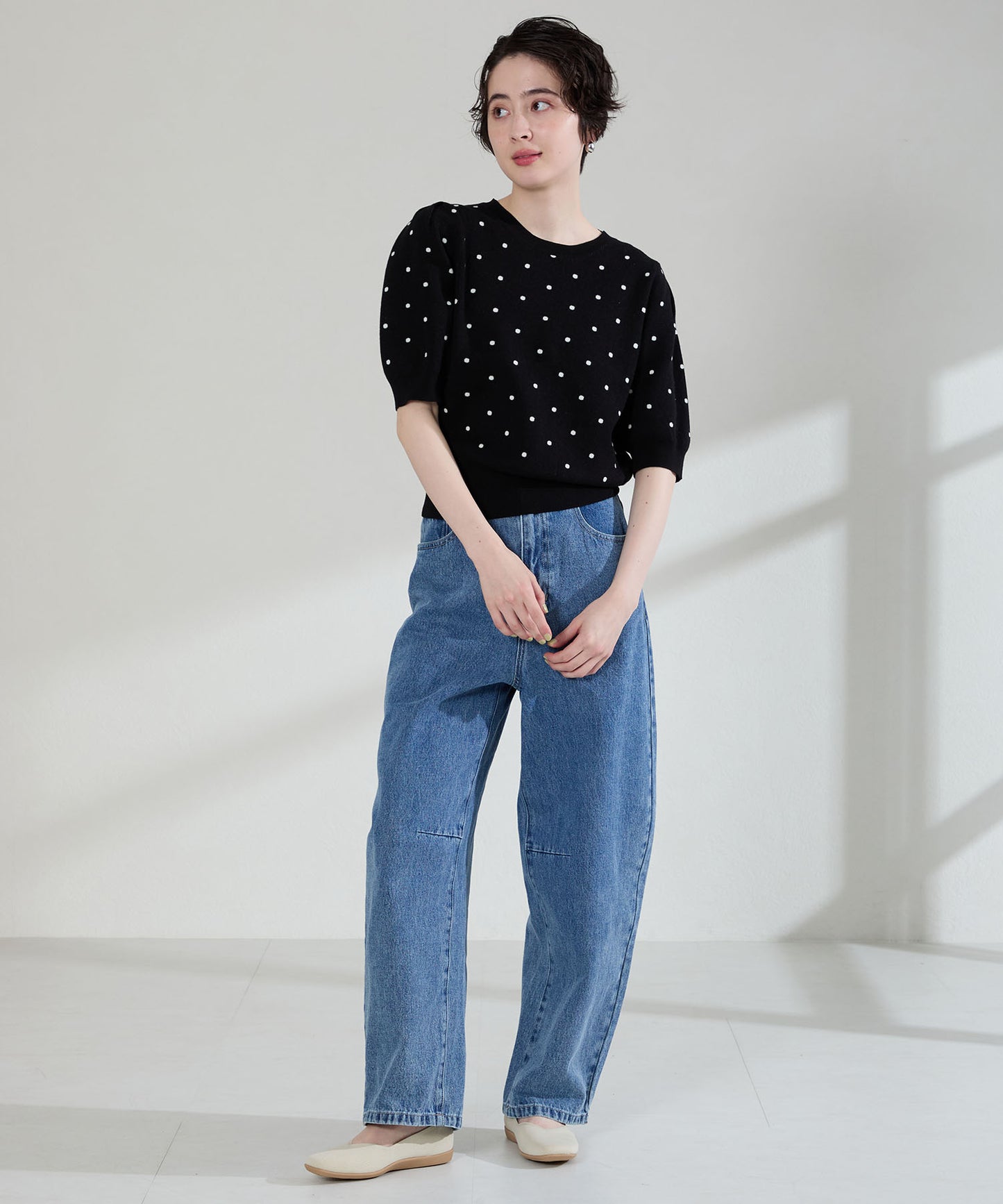 【跳べるパンプス】ニットパンプス/跳べるパンプスシリーズ累計150万足突破/R-3215