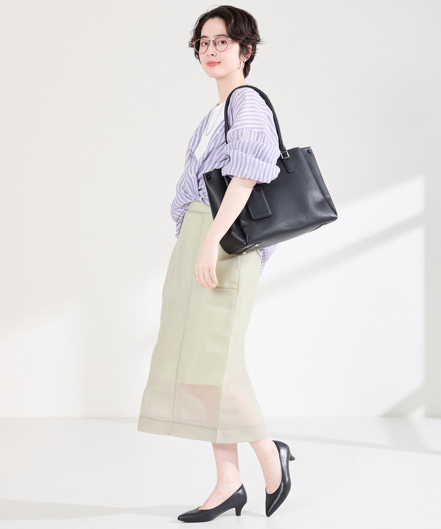 跳べるパンプス】ポインテッドトゥ4cmヒール/跳べるパンプスシリーズ