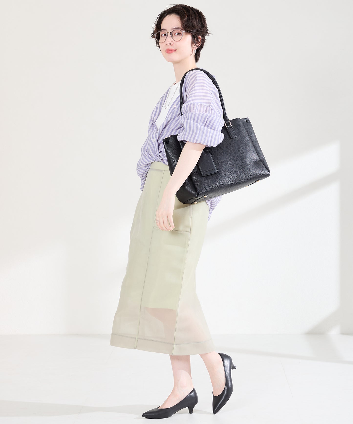 【跳べるパンプス】ポインテッドトゥ4cmヒール/跳べるパンプスシリーズ累計150万足突破/R-3217