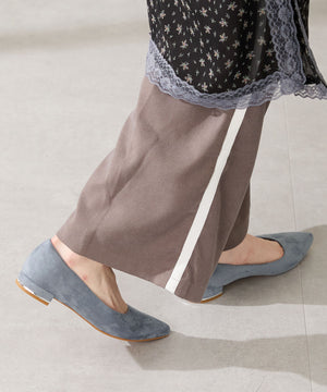 【跳べるパンプス】メタリックラインフラット/跳べるパンプスシリーズ累計150万足突破/R-3218