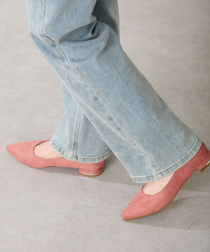 【跳べるパンプス】メタリックラインフラット/跳べるパンプスシリーズ累計150万足突破/R-3218