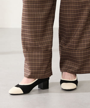 【跳べるパンプス】ラウンドトゥニットヒール/跳べるパンプスシリーズ累計150万足突破/R-3219