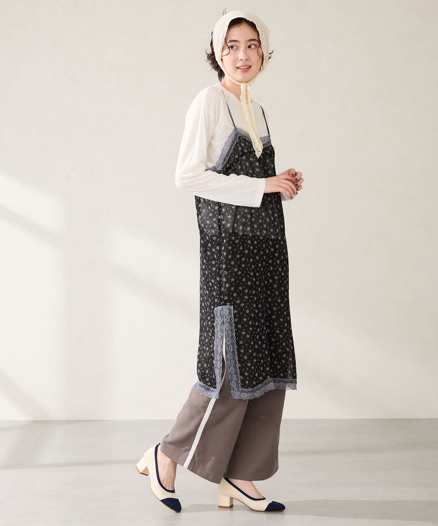 跳べるパンプス】ラウンドトゥニットヒール/跳べるパンプスシリーズ