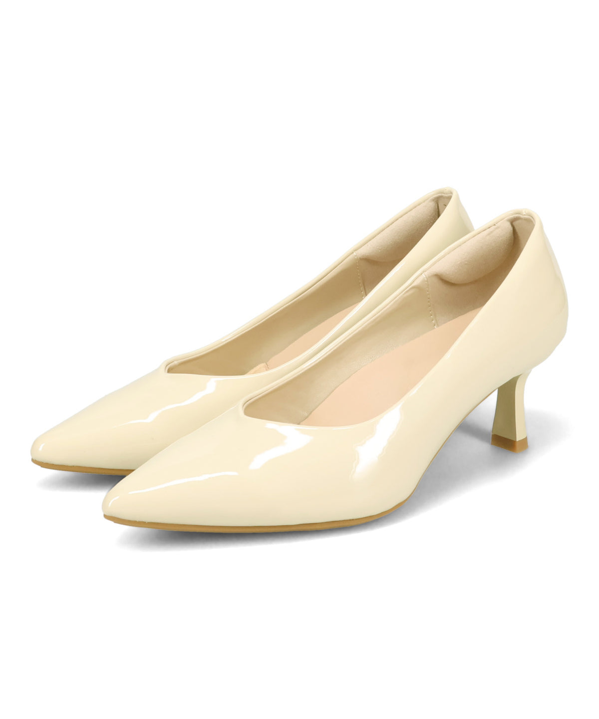【WEB先行予約/10月上旬発売予定】【跳べるパンプス】ポインテッドトゥVカットヒールパンプス/跳べるパンプスシリーズ累計180万足突破/R-3223