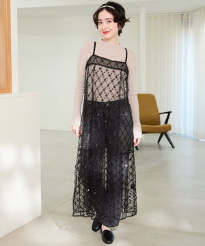 ゴールドモチーフオペラパンプス/R-4011