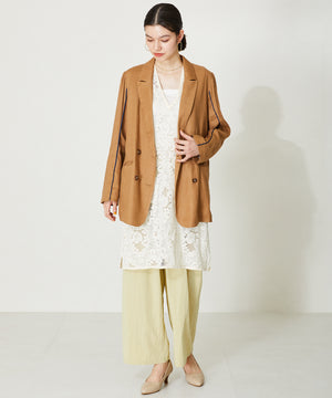 【跳べるパンプス/本革使用】ミドルヒールプレーンパンプス/R-6007