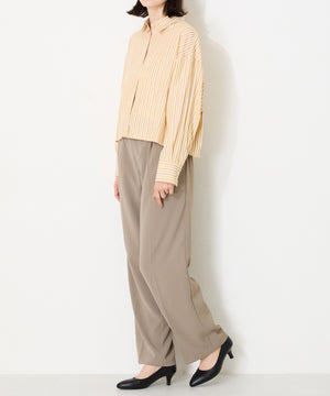 【跳べるパンプス/本革使用】ミドルヒールプレーンパンプス/R-6007