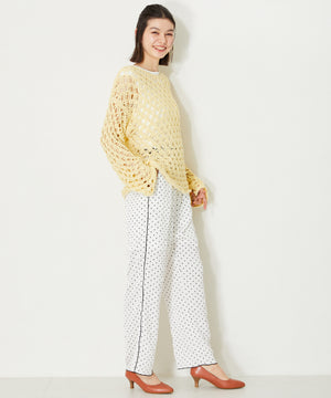 【跳べるパンプス/本革使用】ミドルヒールプレーンパンプス/R-6007