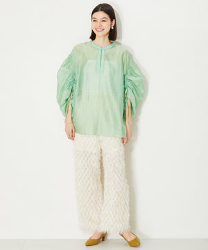 【跳べるパンプス/本革使用】ミドルヒールプレーンパンプス/R-6007