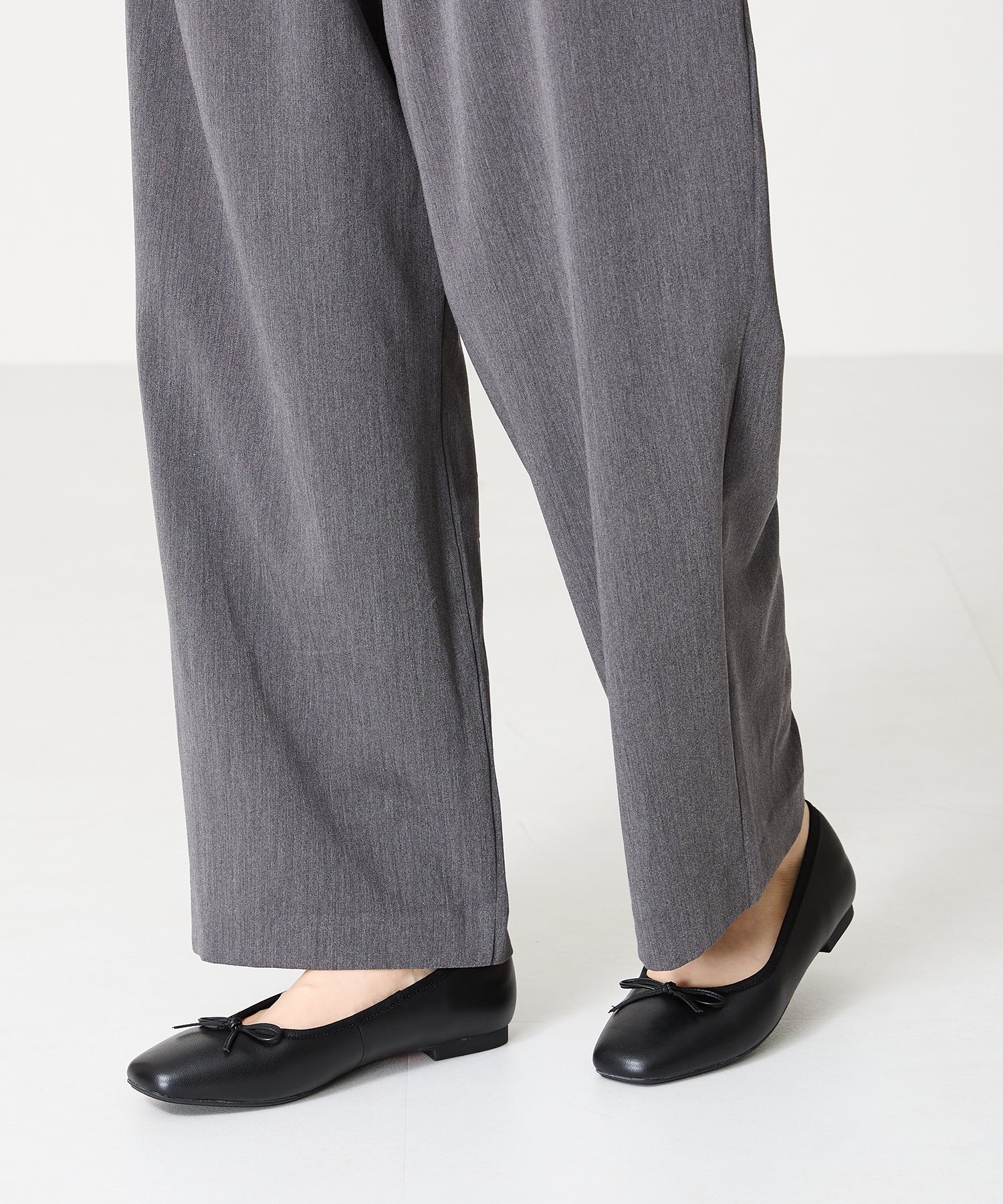 【新品未使用】バリー　バイカラー　バレエパンプス 日本製 晴雨兼用 3cm レイン バレエ パンプス ベージュ ブラック 黒