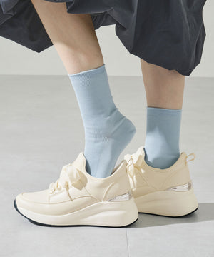 【瞬間フィット/ハンズフリー】グログランリボンスニーカー/OT3778